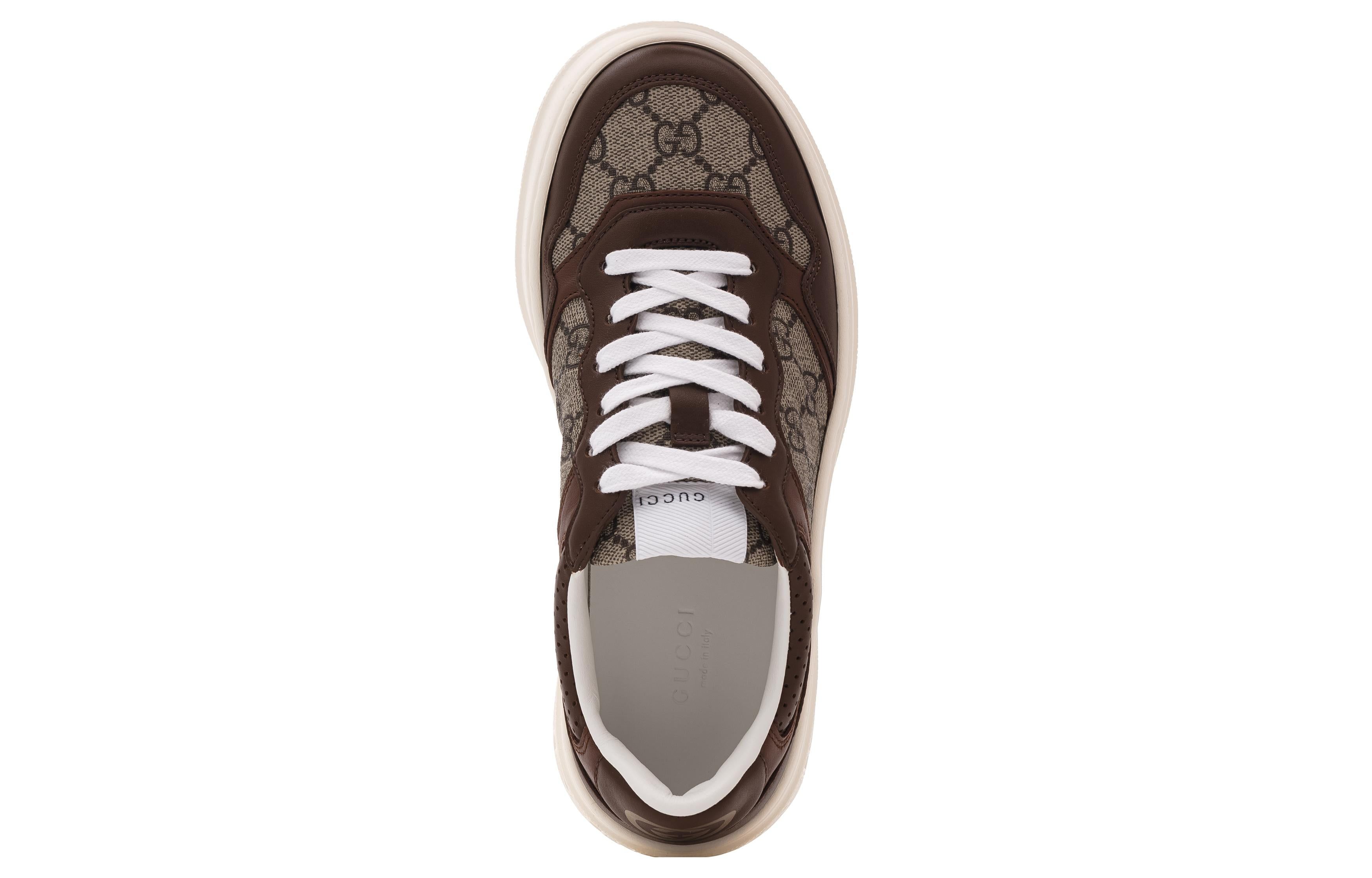 (WMNS) Gucci Leather GG Sneaker 'Light Brown' 670408-UPGA0-2348 sold by KicksCrew product image thumbnail 4