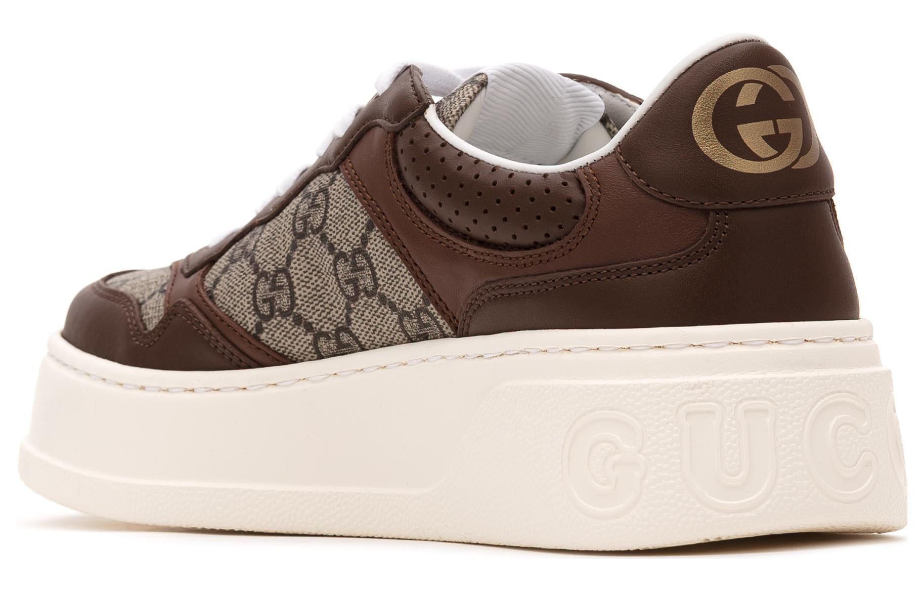 (WMNS) Gucci Leather GG Sneaker 'Light Brown' 670408-UPGA0-2348 sold by KicksCrew product image thumbnail 5