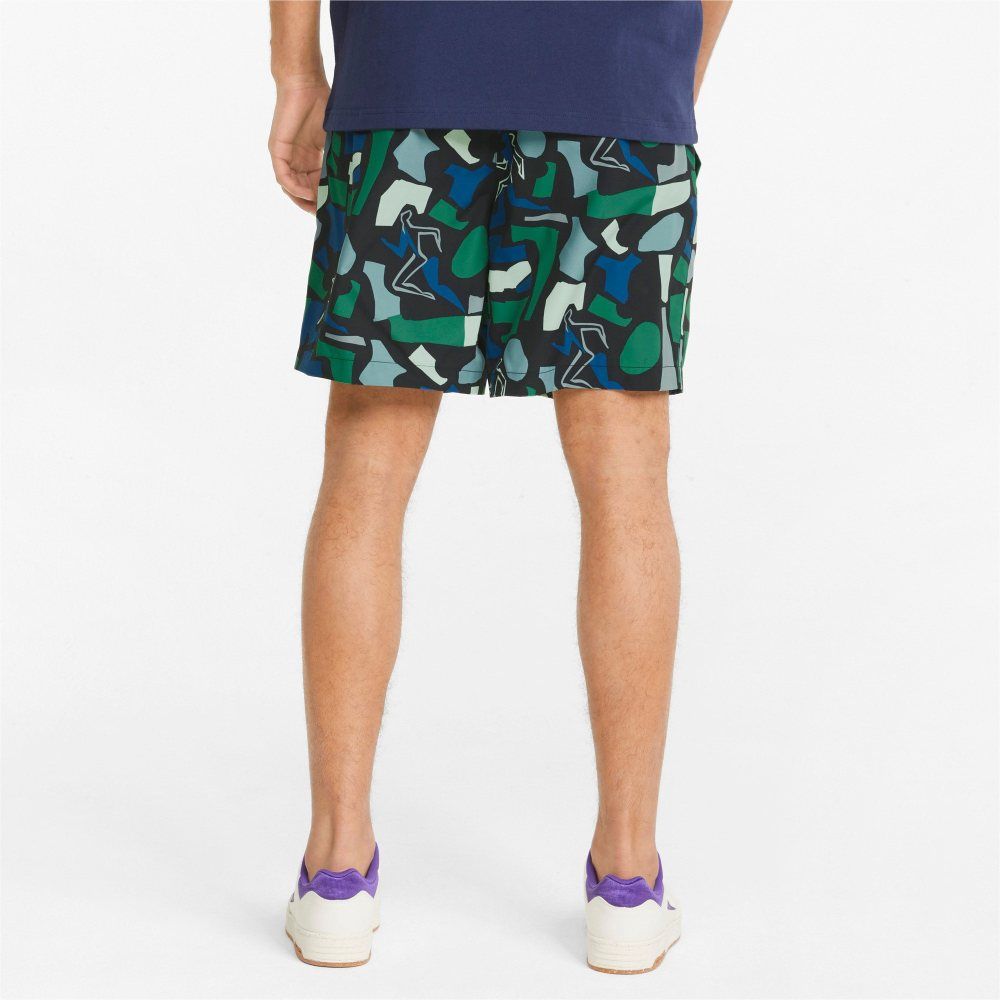 Puma X Butter Goods Allover Printed Shorts 'Green' 534269-50 sold by KicksCrew product image thumbnail 5