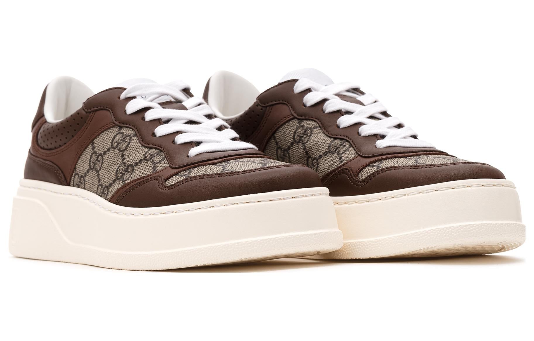(WMNS) Gucci Leather GG Sneaker 'Light Brown' 670408-UPGA0-2348 sold by KicksCrew product image thumbnail 3