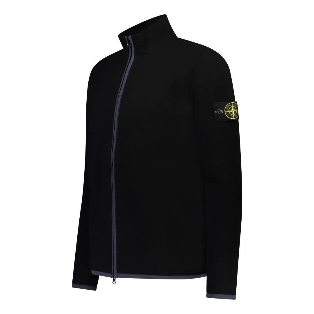 STONE ISLAND Logo Patch Zipped Jumper 'Black' 7915503A1-V0029 sold by KicksCrew product image thumbnail 3