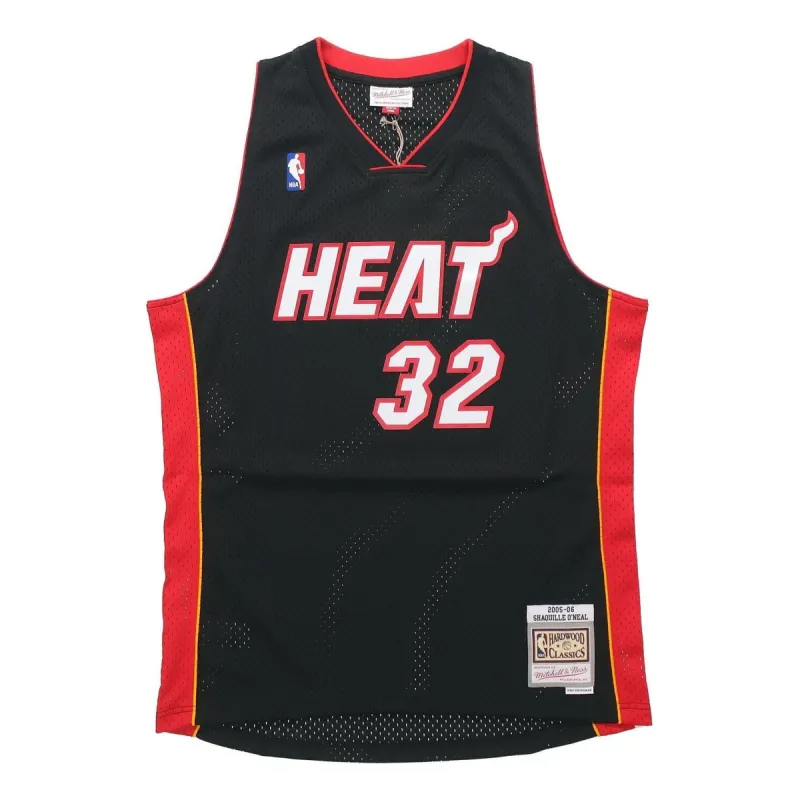 Mitchell & Ness x NBA Miami Heat Road 2005-06 Swingman Jersey 'Shaquille O'Neal 32' SMJYAC18017-MHEBLCK05SON sold by KicksCrew