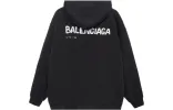 Balenciaga Hand-Drawn Balenciaga Hoodie Medium Fit 'Black' 600583TOVO61070 sold by KicksCrew