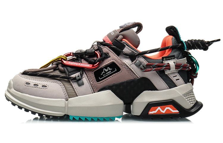 (WMNS) Li-Ning Titan GTX 'White Brown' AGLQ138-2 sold by KicksCrew product image thumbnail 2