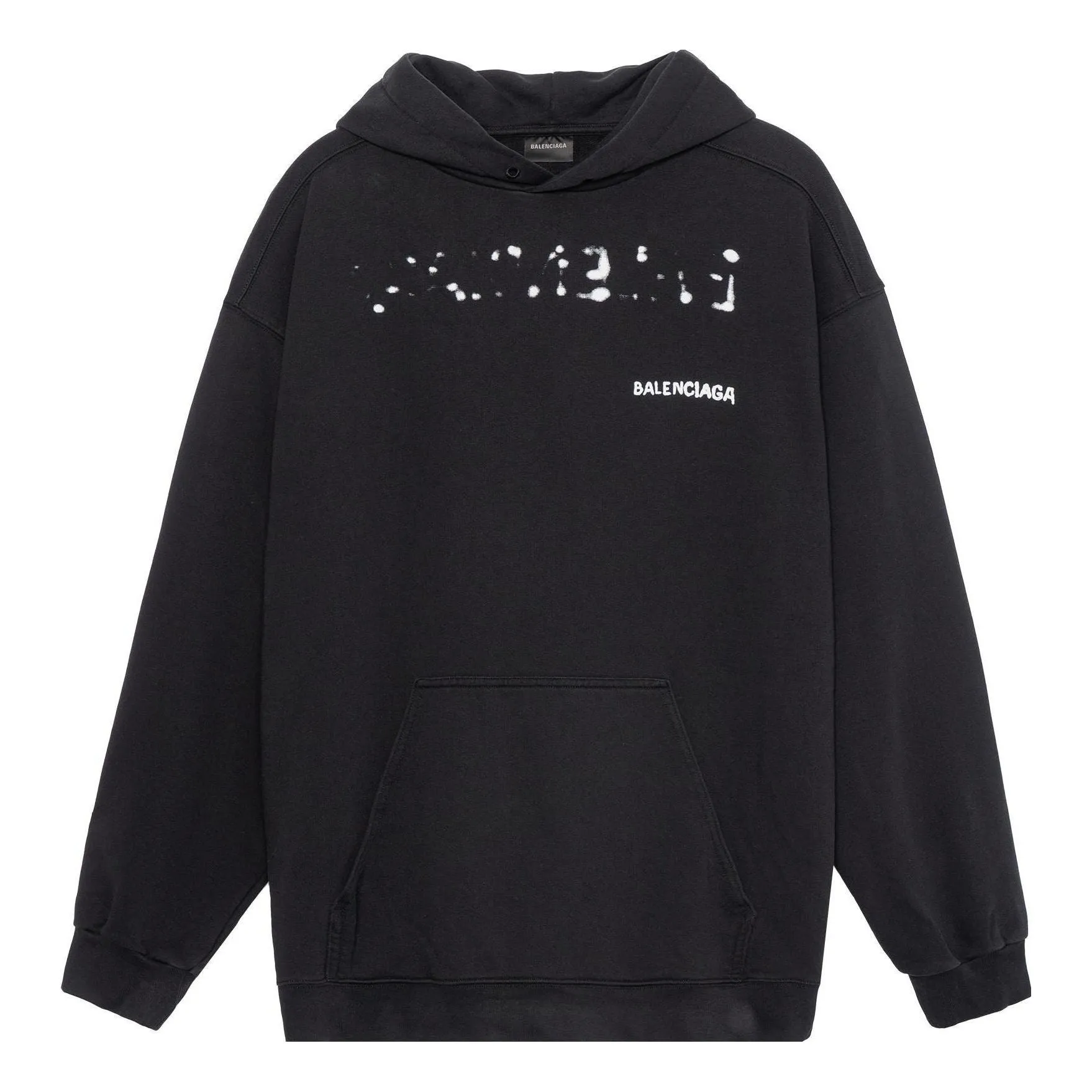 Balenciaga Hand-Drawn Balenciaga Hoodie Medium Fit 'Black' 600583TOVO61070 sold by KicksCrew