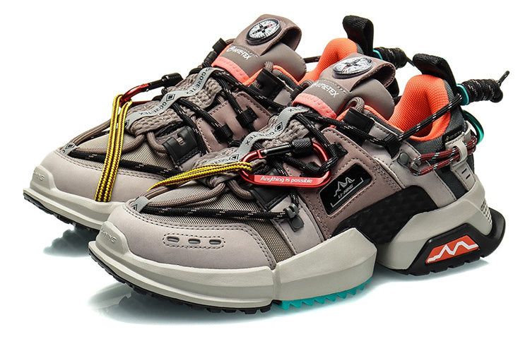 (WMNS) Li-Ning Titan GTX 'White Brown' AGLQ138-2 sold by KicksCrew product image thumbnail 4