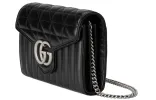 (WMNS) Gucci GG Marmont Mini Bag 'Black' 474575-DTD5N-1000 sold by KicksCrew