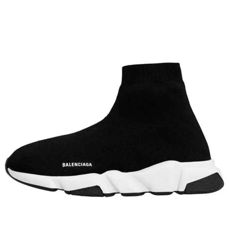 (PS) Balenciaga Speed Recycled Knit Sneakers 'Black White' 597425W2DB21015 made by Balenciaga