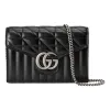 (WMNS) Gucci GG Marmont Mini Bag 'Black' 474575-DTD5N-1000 sold by KicksCrew