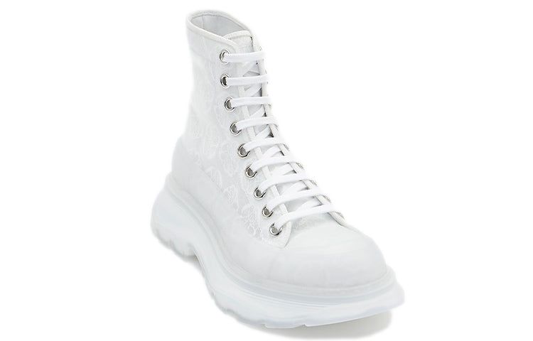 (WMNS) Alexander McQueen Tread Slick Lace Up High Boots 'White Transparent' 658086W4Q329337 sold by KicksCrew product image thumbnail 3