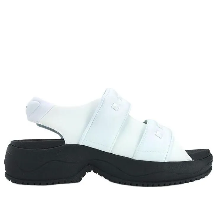 (WMNS) FILA Puff Sandals 'White Black' F12W321401FWA sold by KicksCrew