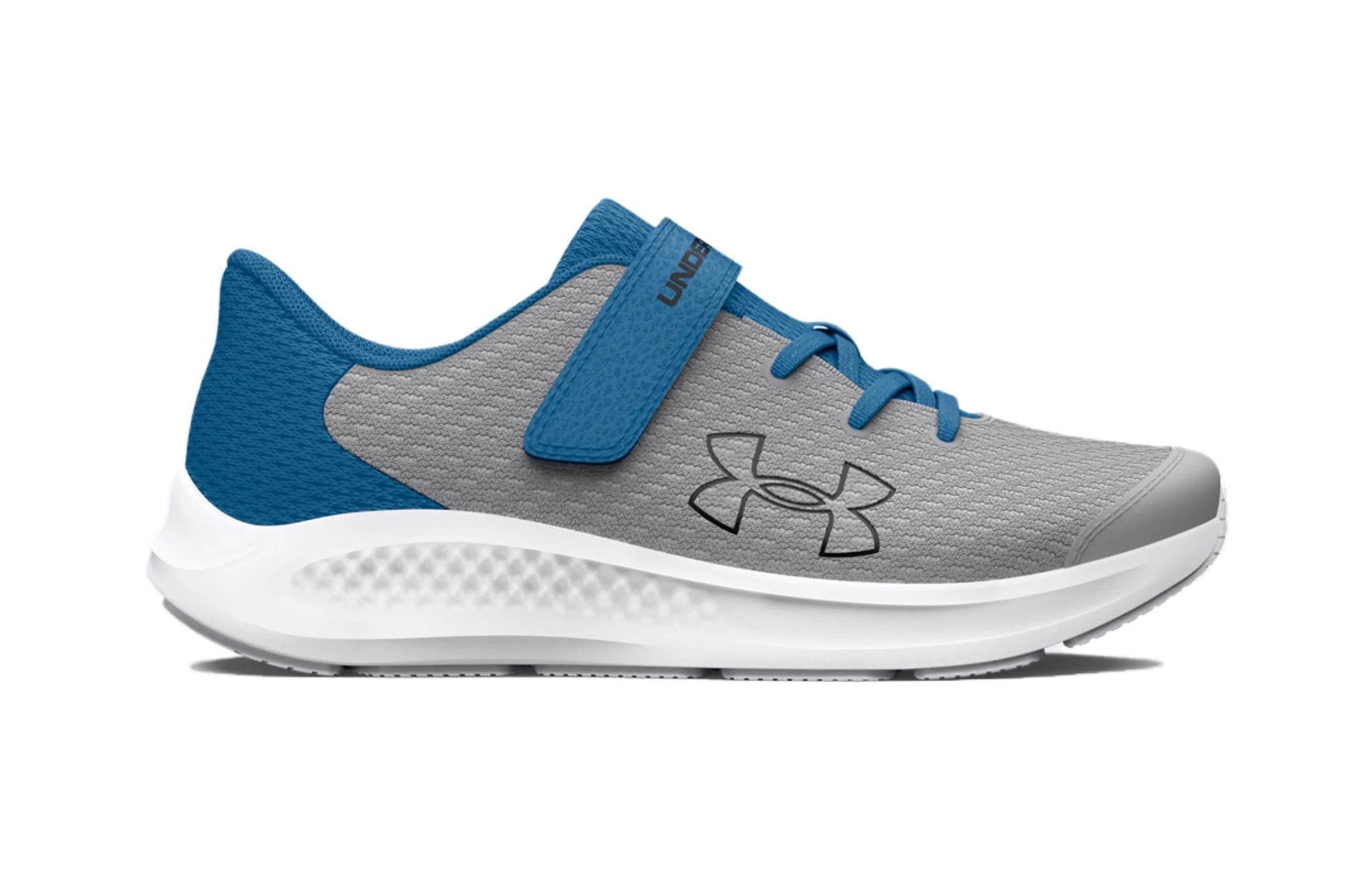 (PS) Under Armour Pursuit 3 AC 'Big Logo - Mod Grey Cosmic Blue' 3026696-101 sold by KicksCrew product image thumbnail 2