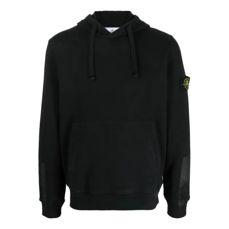 STONE ISLAND Hoodie 'Black' 791567461-V0029 sold by KicksCrew