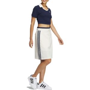 (WMNS) Adidas Originals x Notitle Tennis Crop Short Sleeve Polo Shirt 'Navy' IN1083 sold by KicksCrew