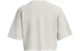 (WMNS) Under Armour Journey Terry Cropped T-shirt 'Grey' 1376914-006 sold by KicksCrew