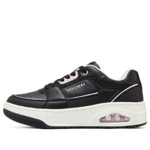 (WMNS) Skechers Uno Court - Courted Style Shoes 'Black Pink White' 177710-BKLP sold by KicksCrew