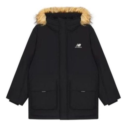 New Balance Color Block Down Jacket 'Black' AMJ23355-BK sold by KicksCrew