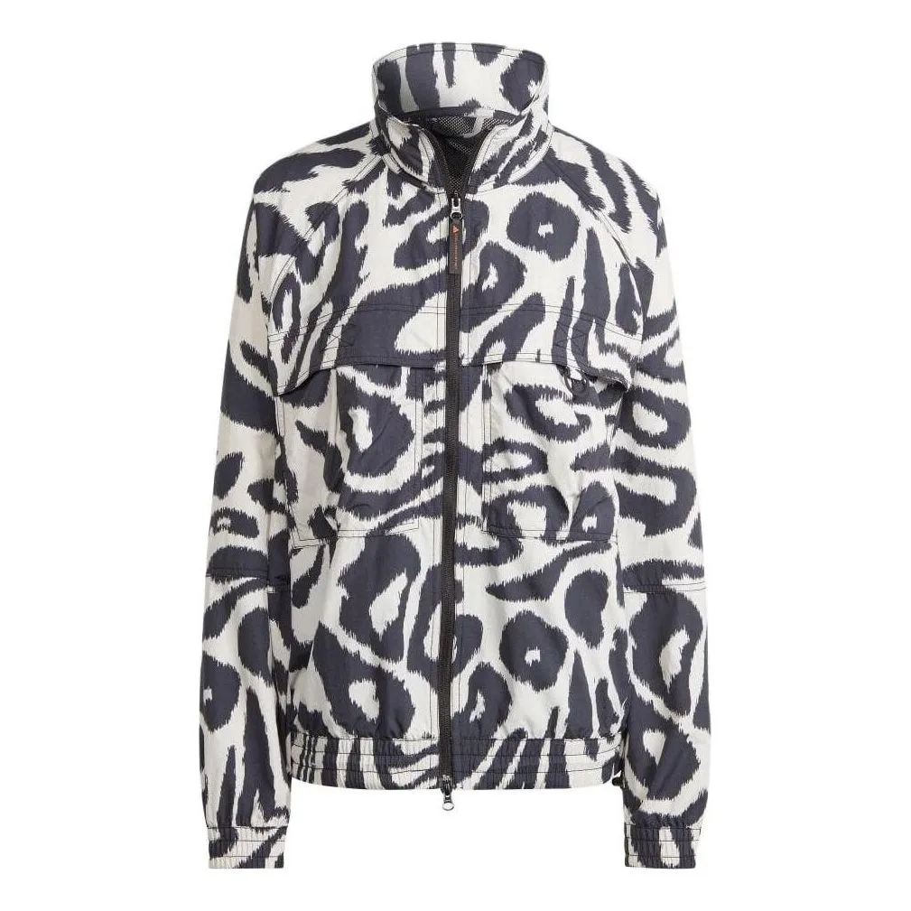 (WMNS) adidas by Stella McCartney Woven Printed Track Jacket 'Multi-Color' IN3613 sold by KicksCrew