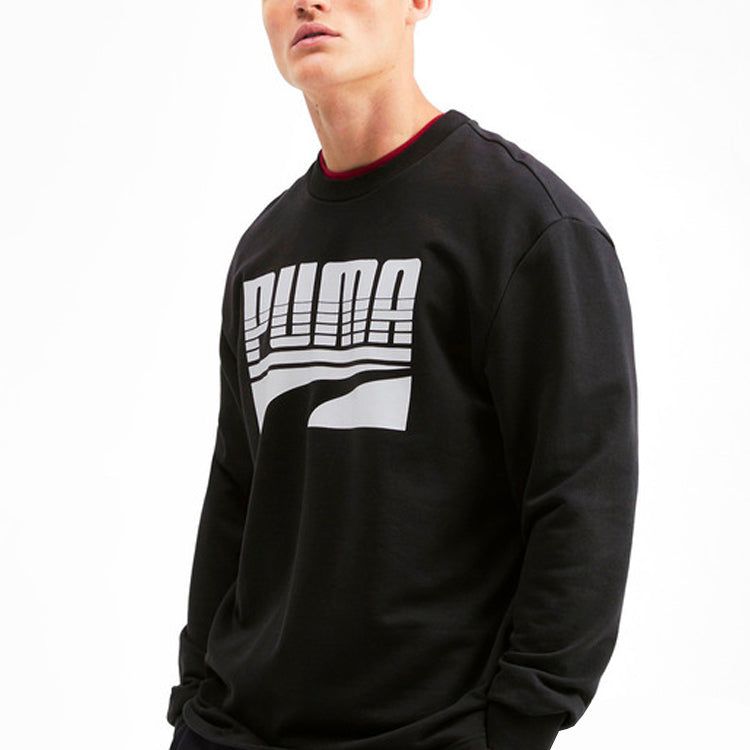 Puma Rebel Bold Logo Sweater 'Black' 580905-01 sold by KicksCrew product image thumbnail 4