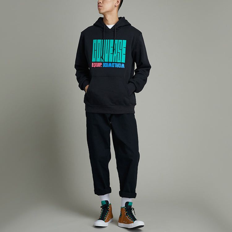 Converse Equip Worldwide Graphic Hoodie 'Black' 10021272-A02 sold by KicksCrew product image thumbnail 3