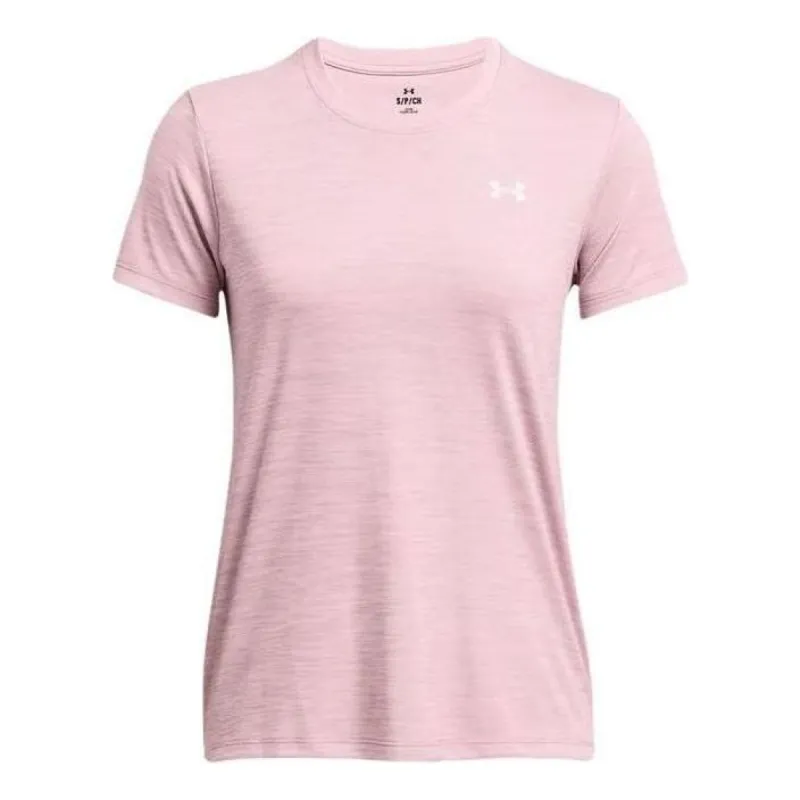 (WMNS) Under Armour Tech Twist T-shirt 'Pink' 1384244-697 sold by KicksCrew