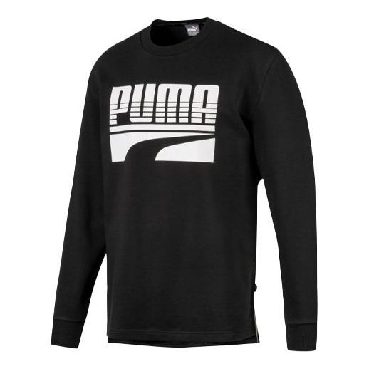 Puma Rebel Bold Logo Sweater 'Black' 580905-01 sold by KicksCrew