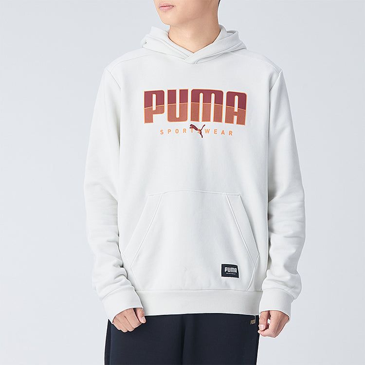Puma Athletics Hoodie 'White Orange' 586543-05 sold by KicksCrew product image thumbnail 2