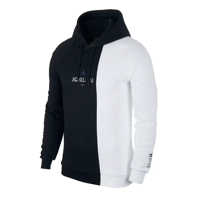 Air Jordan LGC AJ11 FLC SpaceJam Hoodie 'Black White' BQ0187-010 sold by KicksCrew