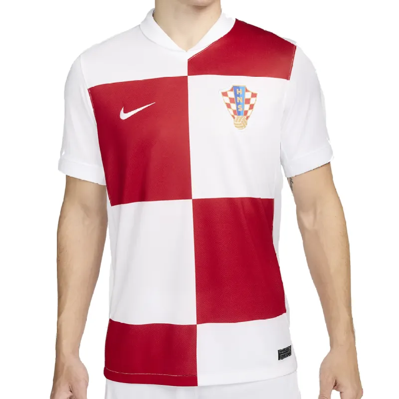 Nike Croatia 24/25 Stadium Home Replica Jersey 'White Red' FV1737-100 sold by KicksCrew