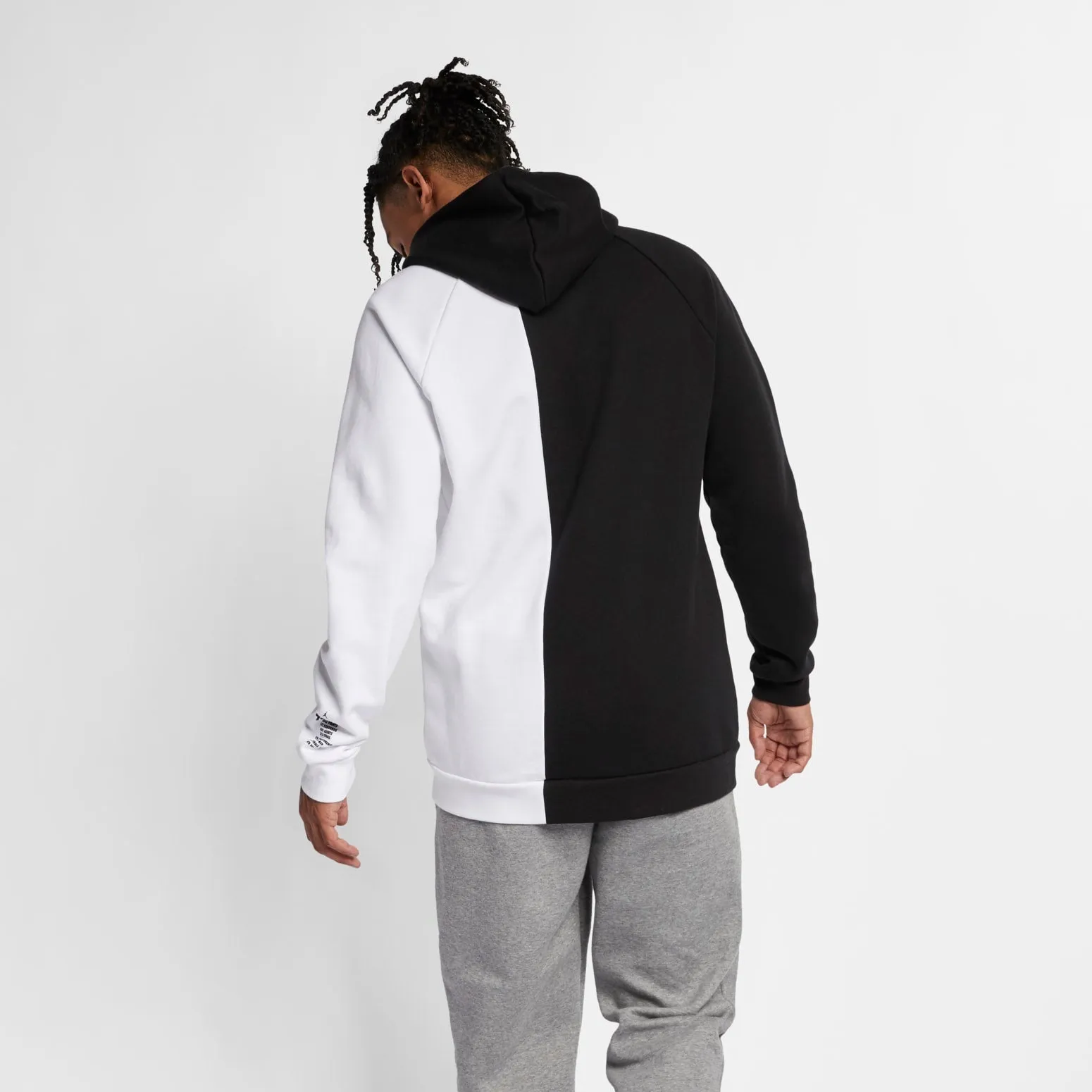 Air Jordan LGC AJ11 FLC SpaceJam Hoodie 'Black White' BQ0187-010 sold by KicksCrew product image thumbnail 2