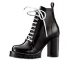 (WMNS) LOUIS VUITTON Star Trail Boots 'Black' 1A2Y8B sold by KicksCrew