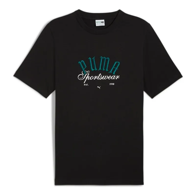 PUMA Sportswear Graphic T-Shirt 'Black' 628009-01 sold by KicksCrew
