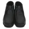 Clarks Wallabee Boots Gore-Tex Leather 'Black' 26146260 sold by KicksCrew