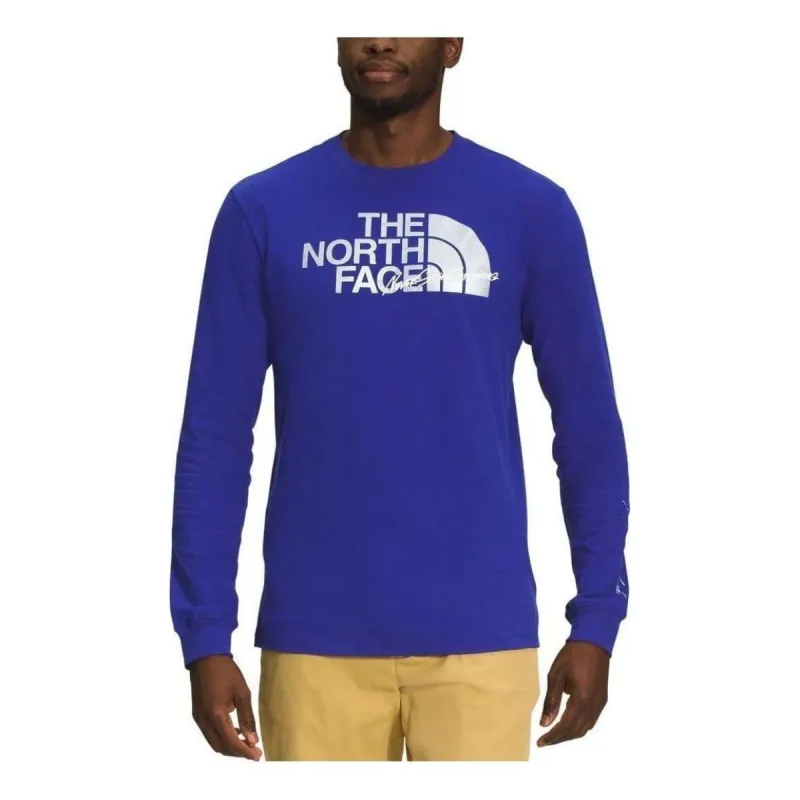 THE NORTH FACE Long-Sleeve Graphic Injection T-Shirt 'Purple White' NF0A7UOJ-40S sold by KicksCrew