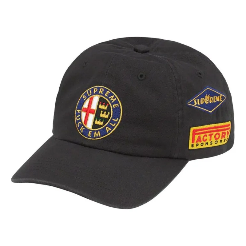 Supreme Racing 6-Panel 'Black' SUP-SS23-2270 sold by KicksCrew