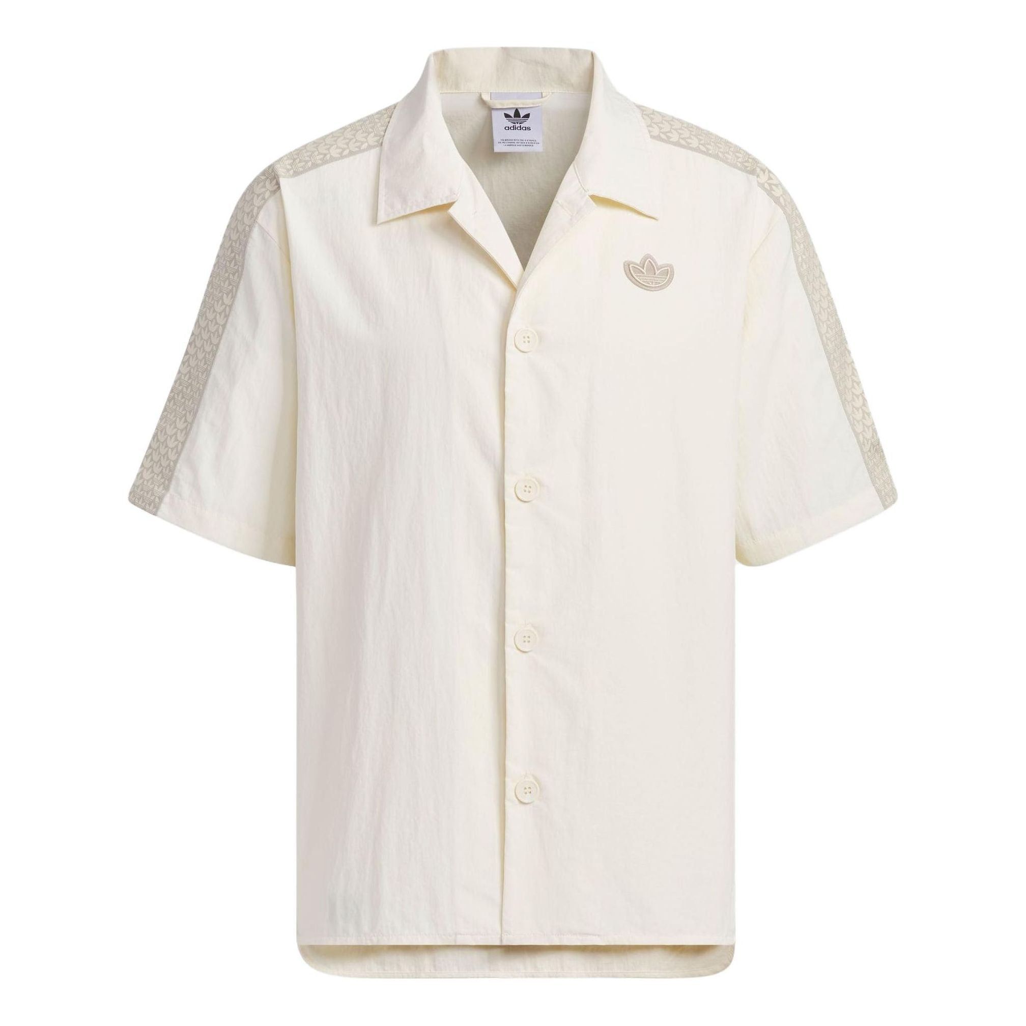 adidas originals Monogram Shirt Logo 'White' IN1032 sold by KicksCrew