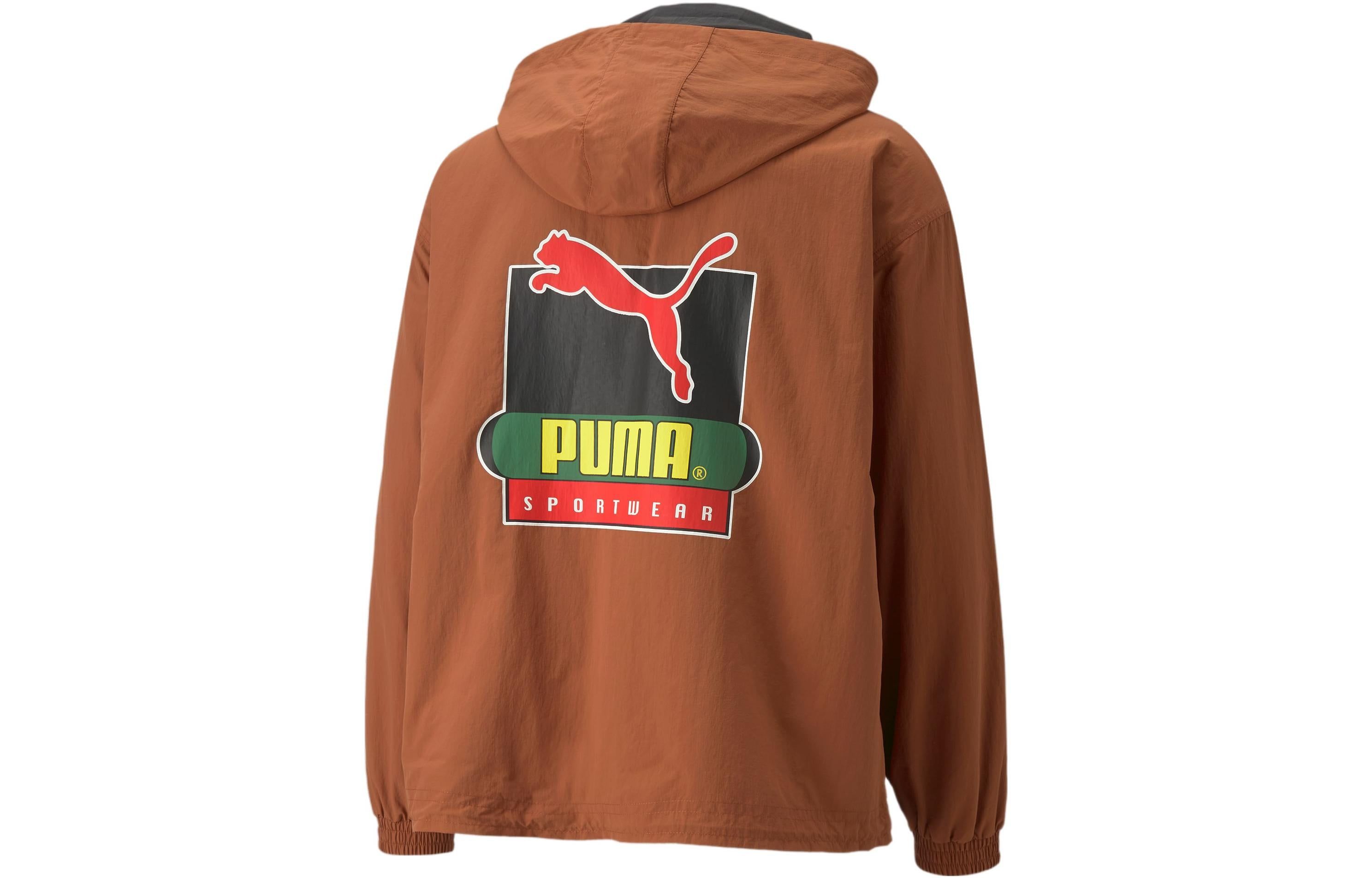 Puma X Butter Goods Lightweight Pop Over Top Half Zip Hoodie 'Brown' 534055-87 sold by KicksCrew product image thumbnail 2