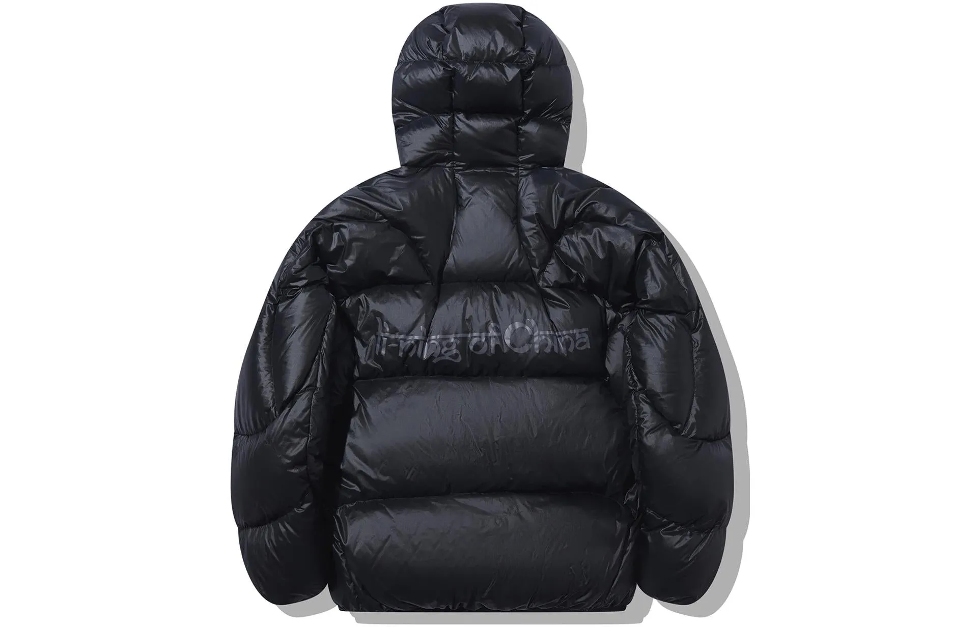 Li-Ning Short Down Jacket 'Black' AYMT035-6 sold by KicksCrew product image thumbnail 2