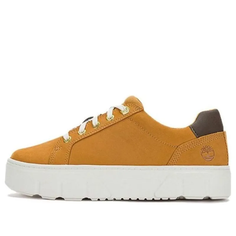 (WMNS) Timberland Laurel Court Low Lace Up Sneaker 'Wheat Canvas' A64GZW sold by KicksCrew