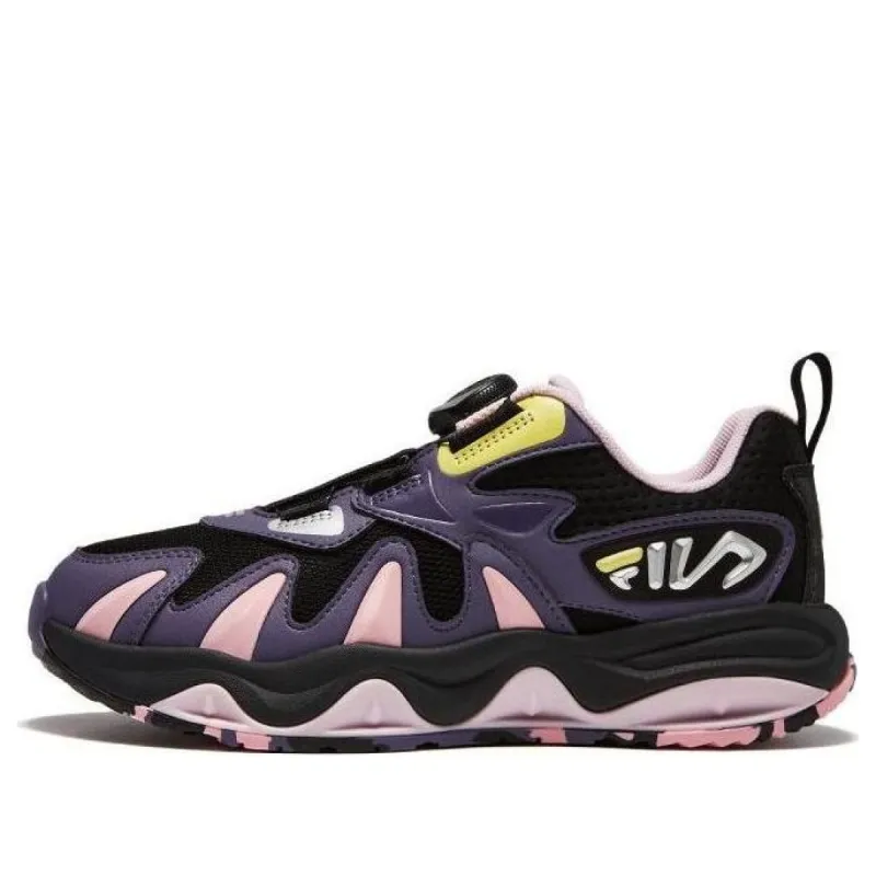 (GS) FILA Athletic Sport Shoes 'Black Pink' K15B342501FFBC sold by KicksCrew