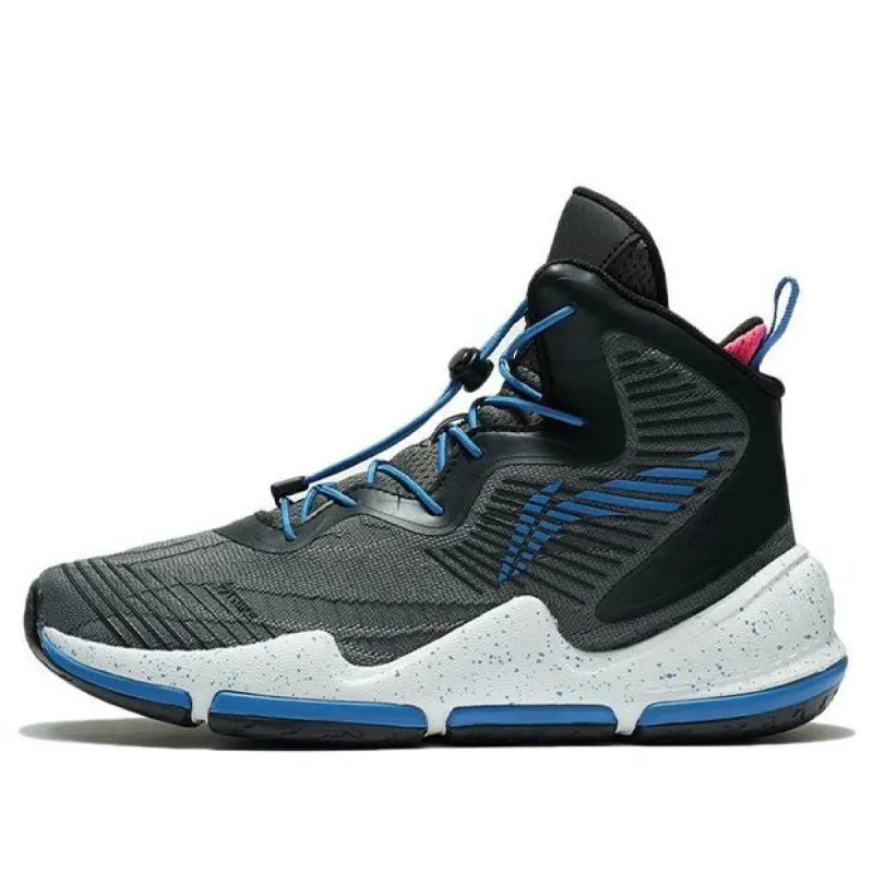 (GS) Li-Ning Strike Mid 'Grey Blue' YKBP006-9 sold by KicksCrew