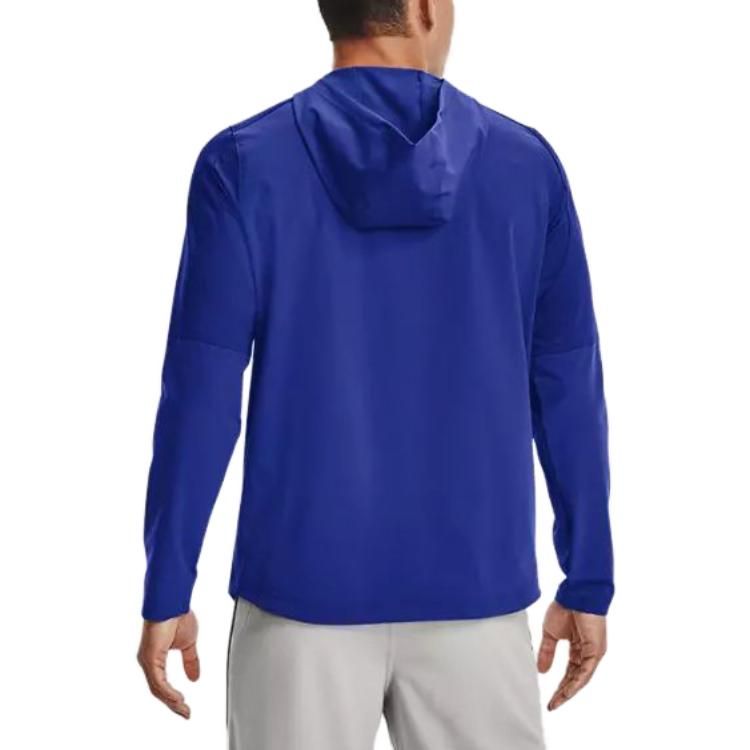 Under Armour Hooded Cage Jacket 'Blue' 1374376-400 sold by KicksCrew product image thumbnail 4