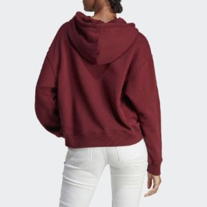 (WMNS) adidas Logo Hoodie 'Shadow Red' IC5990 sold by KicksCrew