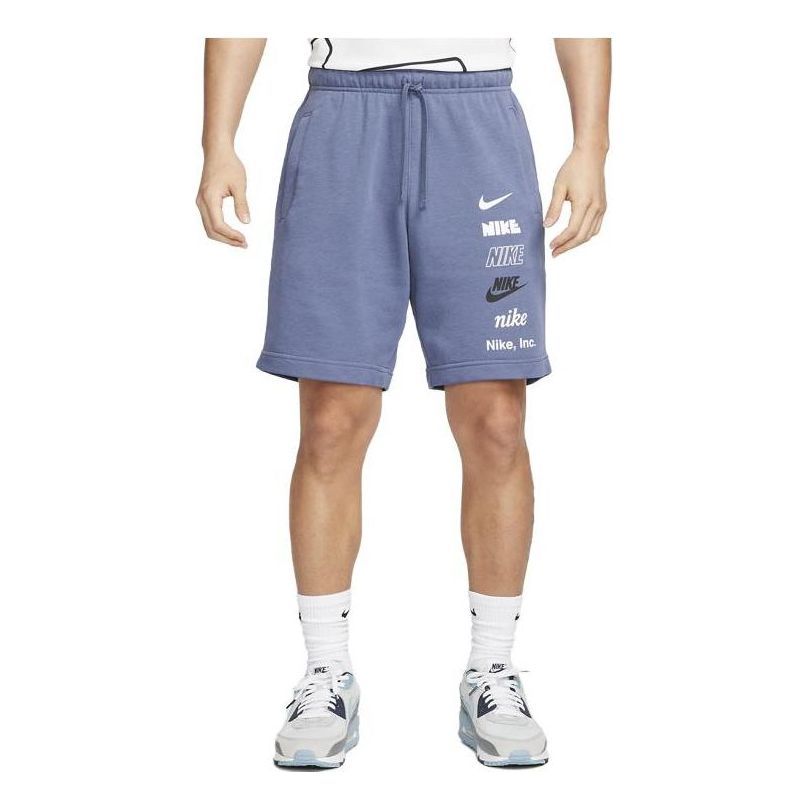 Nike Club Fleece French Terry Shorts 'Blue' FB8831-491 sold by KicksCrew