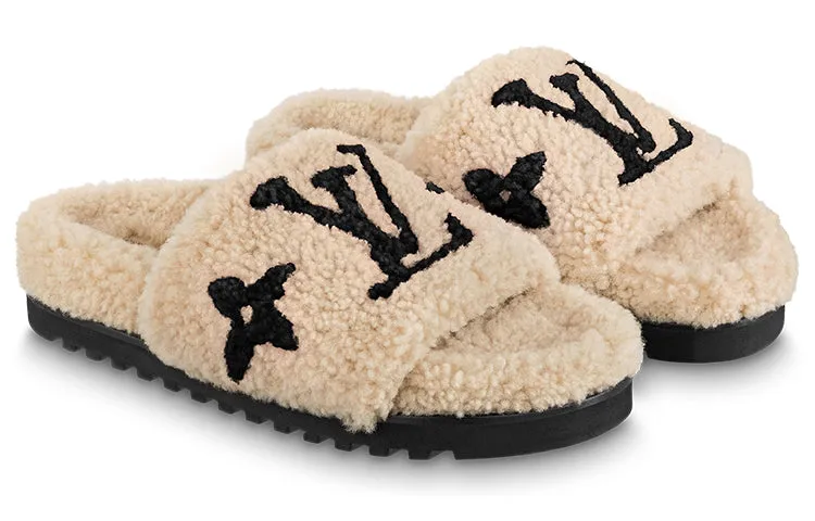 (WMNS) LOUIS VUITTON Paseo Comfort Flat Sandals 'Beige' 1ABWD1 sold by KicksCrew product image thumbnail 3