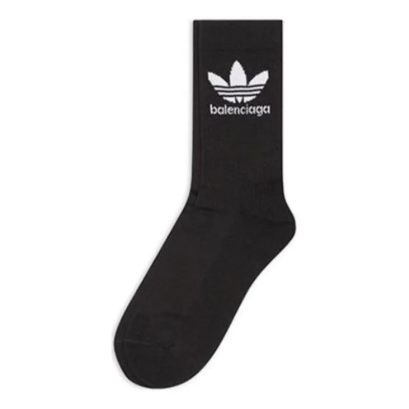 Balenciaga x adidas Socks 'Black White' 7121774C6B71077 sold by KicksCrew