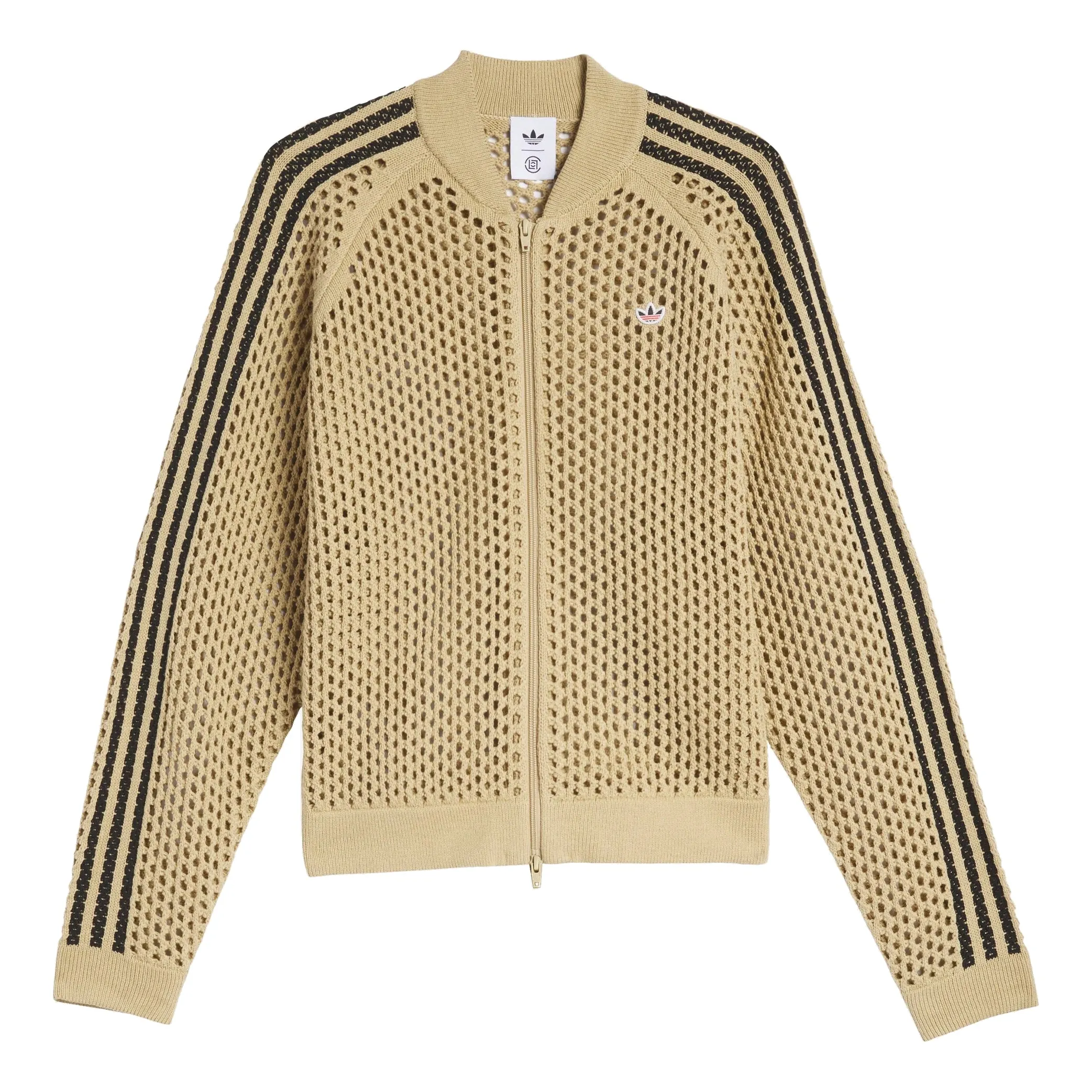 adidas x CLOT FW24 Crochet Track Jacket Asia Sizing 'Beige Tone' JF4270 sold by KicksCrew