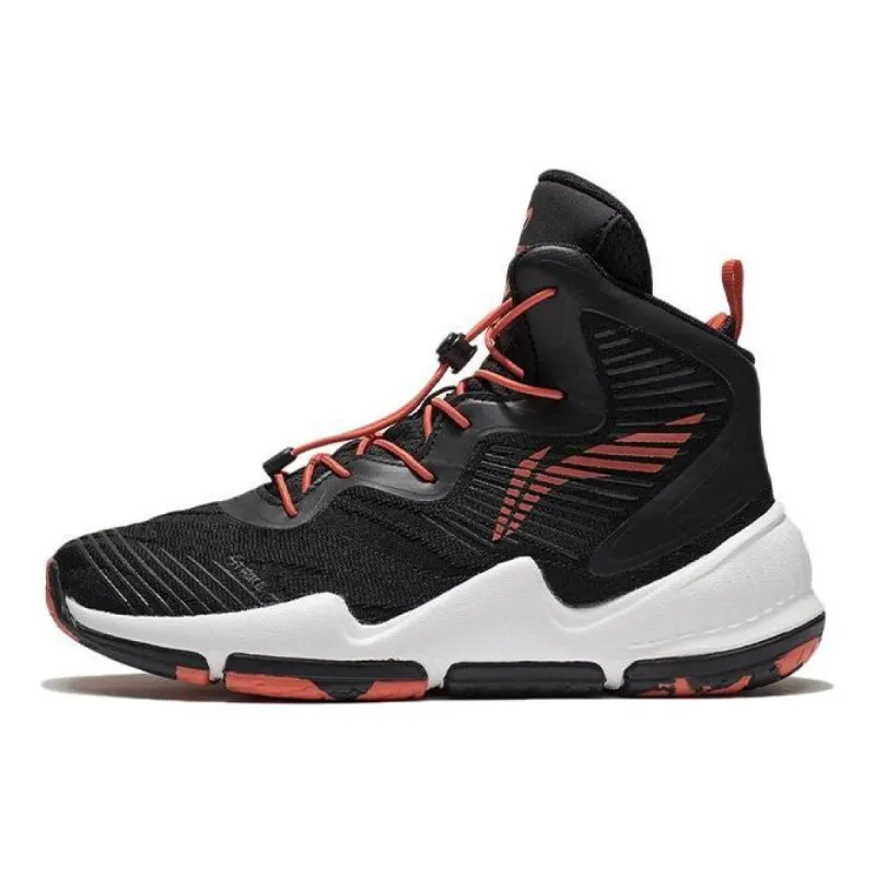 (GS) Li-Ning Strike Mid 'Black Orange' YKBP006-7 sold by KicksCrew
