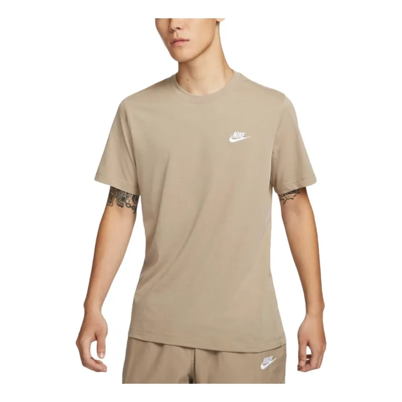 Nike Sportswear Club T-shirt Asia Sizing 'Khaki' AR4999-248 sold by KicksCrew
