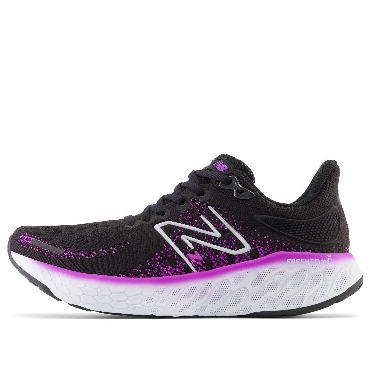 (WMNS) New Balance Fresh Foam 1080 v12 Shoes 'Black Purple' W108012J sold by KicksCrew